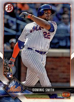 #55 Dominic Smith - New York Mets - 2018 Bowman Baseball
