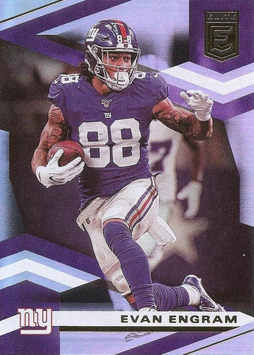 #55 Evan Engram - New York Giants - 2020 Donruss Elite Football