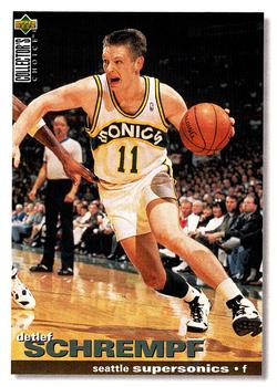 #55 Detlef Schrempf - Seattle SuperSonics - 1995-96 Collector's Choice Basketball