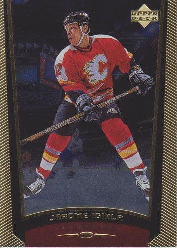 #55 Jarome Iginla - Calgary Flames - 1998-99 Upper Deck Gold Reserve Hockey