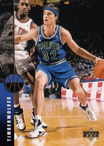 #55 Christian Laettner - Minnesota Timberwolves - 1994-95 Upper Deck Basketball