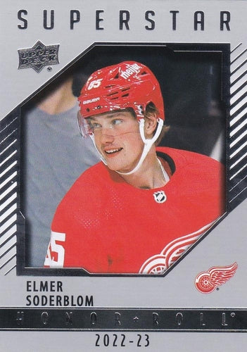 #HR55 Elmer Soderblom - Detroit Red Wings - 2022-23 Upper Deck - Honor Roll Hockey
