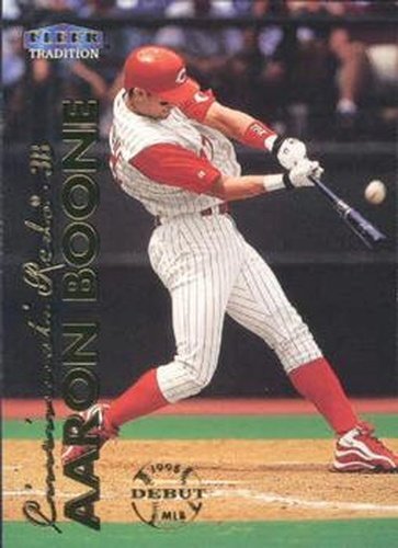 #55 Aaron Boone - Cincinnati Reds - 1999 Fleer Tradition Baseball