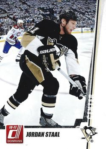 #55 Jordan Staal - Pittsburgh Penguins - 2010-11 Donruss Hockey