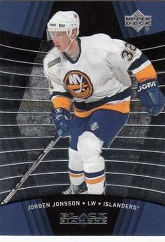 #55 Jorgen Jonsson - New York Islanders - 1999-00 Upper Deck Black Diamond Hockey