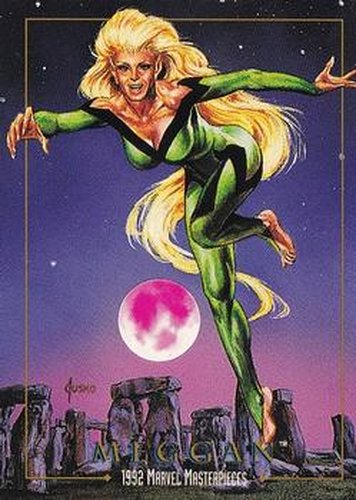 #55 Meggan - 1992 SkyBox Marvel Masterpieces