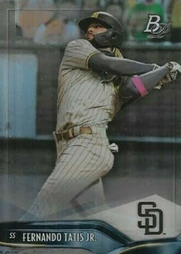 #55b Fernando Tatis Jr. - San Diego Padres - 2021 Bowman Platinum Baseball