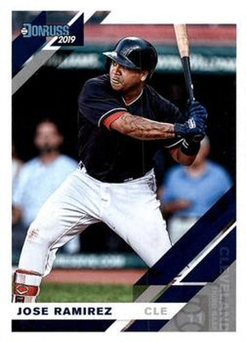 #55b Jose Ramirez - Cleveland Indians - 2019 Donruss Baseball