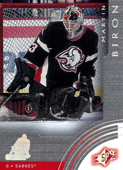 #6 Martin Biron - Buffalo Sabres - 2001-02 SPx Hockey