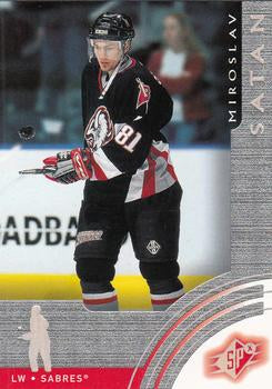 #7 Miroslav Satan - Buffalo Sabres - 2001-02 SPx Hockey