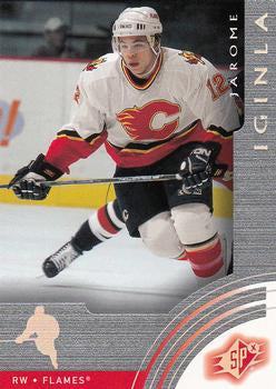#8 Jarome Iginla - Calgary Flames - 2001-02 SPx Hockey
