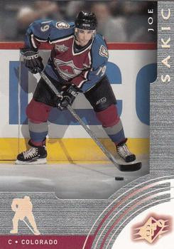 #13 Joe Sakic - Colorado Avalanche - 2001-02 SPx Hockey
