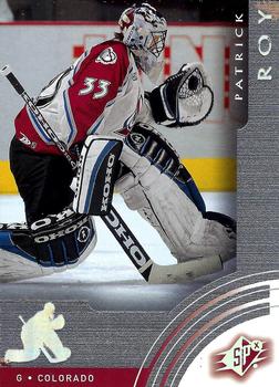 #17 Patrick Roy - Colorado Avalanche - 2001-02 SPx Hockey