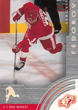 #24 Sergei Fedorov - Detroit Red Wings - 2001-02 SPx Hockey