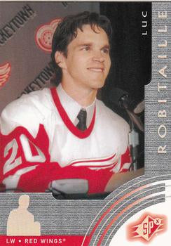 #25 Luc Robitaille - Detroit Red Wings - 2001-02 SPx Hockey
