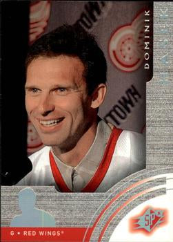 #26 Dominik Hasek - Detroit Red Wings - 2001-02 SPx Hockey