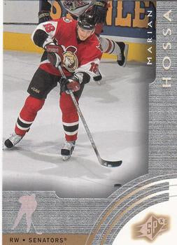 #44 Marian Hossa - Ottawa Senators - 2001-02 SPx Hockey