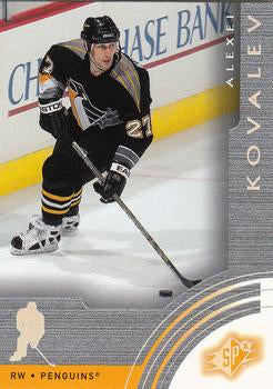 #51 Alexei Kovalev - Pittsburgh Penguins - 2001-02 SPx Hockey