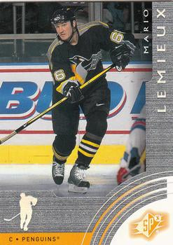 #52 Mario Lemieux - Pittsburgh Penguins - 2001-02 SPx Hockey