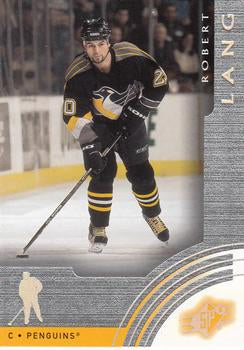 #54 Robert Lang - Pittsburgh Penguins - 2001-02 SPx Hockey