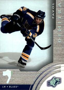 #61 Pavol Demitra - St. Louis Blues - 2001-02 SPx Hockey