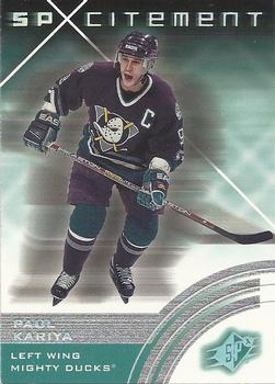 #71 Paul Kariya - Anaheim Mighty Ducks - 2001-02 SPx Hockey