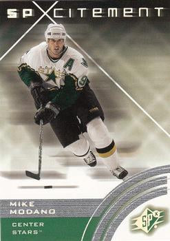 #73 Mike Modano - Dallas Stars - 2001-02 SPx Hockey