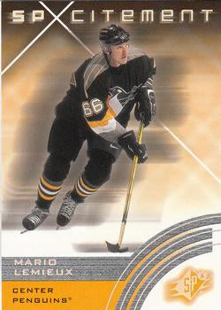 #78 Mario Lemieux - Pittsburgh Penguins - 2001-02 SPx Hockey