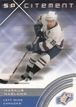 #80 Markus Naslund - Vancouver Canucks - 2001-02 SPx Hockey