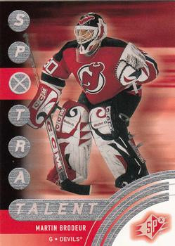 #87 Martin Brodeur - New Jersey Devils - 2001-02 SPx Hockey