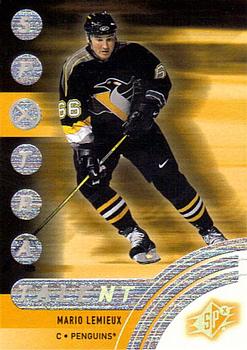 #89 Mario Lemieux - Pittsburgh Penguins - 2001-02 SPx Hockey