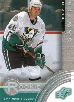#93 Kevin Sawyer - Anaheim Mighty Ducks - 2001-02 SPx Hockey