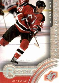 #113 Andreas Salomonsson - New Jersey Devils - 2001-02 SPx Hockey