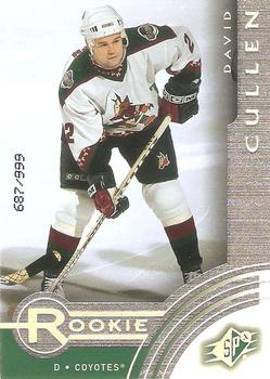 #121 David Cullen - Phoenix Coyotes - 2001-02 SPx Hockey