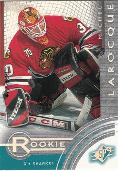 #125 Michel Larocque - Chicago Blackhawks - 2001-02 SPx Hockey