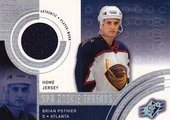 #133b Brian Pothier - Atlanta Thrashers - 2001-02 SPx Hockey