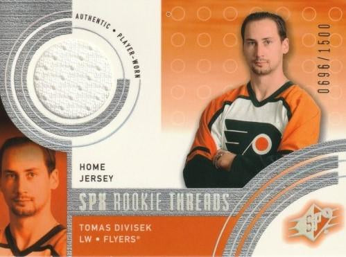 #147b Tomas Divisek - Philadelphia Flyers - 2001-02 SPx Hockey