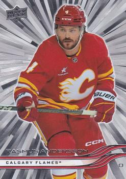 #23 Rasmus Andersson - Calgary Flames - 2025-26 Upper Deck - Outburst Silver Hockey