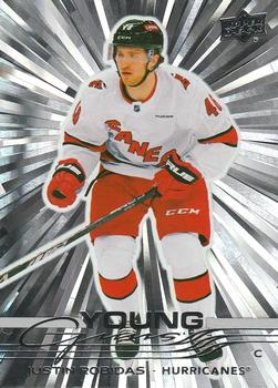 #243 Justin Robidas - Carolina Hurricanes - 2025-26 Upper Deck - Outburst Silver Hockey