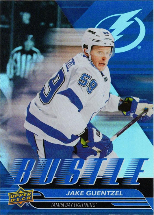 #B-10 Jake Guentzel - Tampa Bay Lightning - 2025-26 Upper Deck - Bustle Hockey