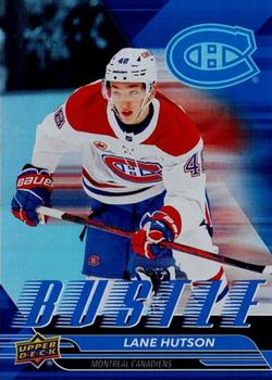 #B-20 Lane Hutson - Montreal Canadiens - 2025-26 Upper Deck - Bustle Hockey