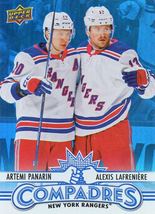 #CM-15 Artemi Panarin / Alexis Lafreniere - New York Rangers - 2025-26 Upper Deck - Compadres Hockey