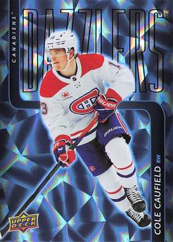 #DZ-13 Cole Caufield - Montreal Canadiens - 2025-26 Upper Deck - Dazzlers Blue Hockey