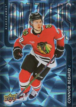#DZ-20 Connor Bedard - Chicago Blackhawks - 2025-26 Upper Deck - Dazzlers Blue Hockey