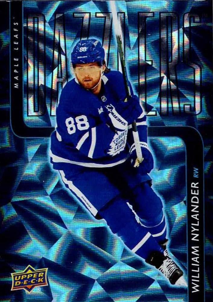 #DZ-44 William Nylander - Toronto Maple Leafs - 2025-26 Upper Deck - Dazzlers Blue Hockey