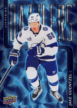 #DZ-56 Jake Guentzel - Tampa Bay Lightning - 2025-26 Upper Deck - Dazzlers Blue Hockey