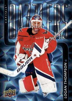 #DZ-81 Logan Thompson - Washington Capitals - 2025-26 Upper Deck - Dazzlers Blue Hockey