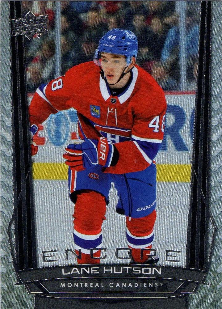 #E-7 Lane Hutson - Montreal Canadiens - 2025-26 Upper Deck - Encore Hockey