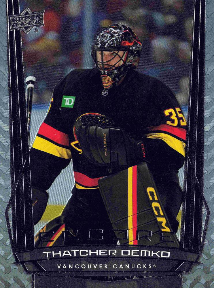 #E-35 Thatcher Demko - Vancouver Canucks - 2025-26 Upper Deck - Encore Hockey