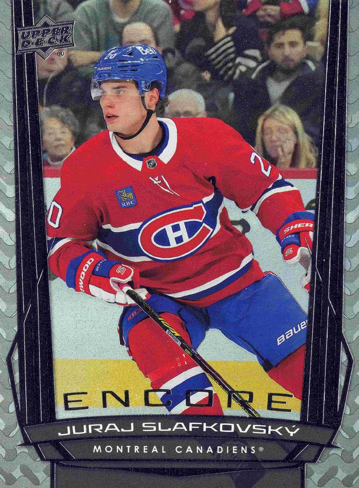 #E-38 Juraj Slafkovsky - Montreal Canadiens - 2025-26 Upper Deck - Encore Hockey